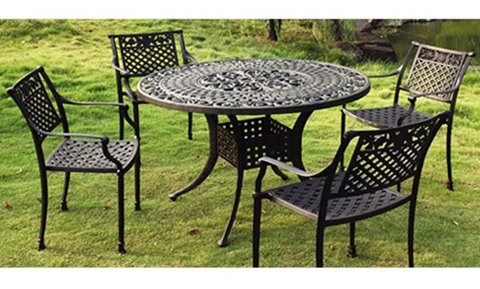 Metal Outdoor Furniture With Charm Ideas Inspiring Home Interior Metal Patio Furniture